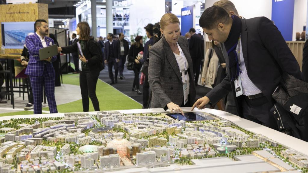 Maqueta de una ciudad expuesta en una edición anterior del SCEWC