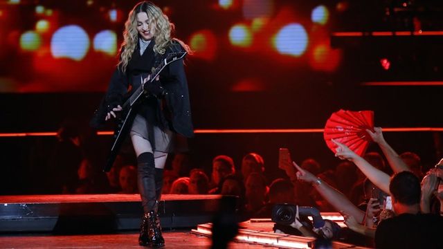 Imagen de Madonna en uno de sus conciertos