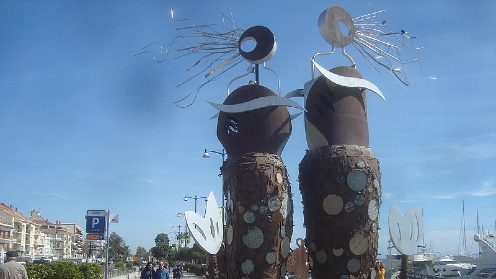 Escultura 'En el Pla de les Serenes'