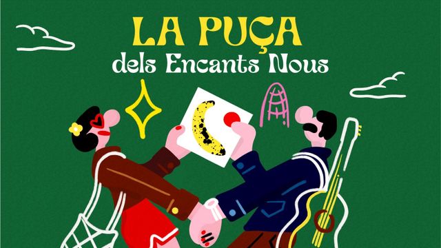 Cartel promocional de la Fira de Comerç La Puça dels Encants Nous