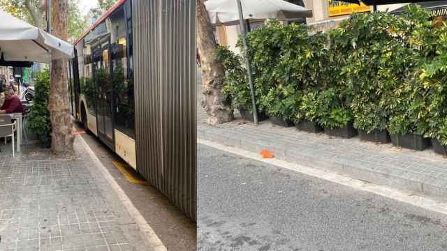 Imagen de la parada de bus Compte Borell-Hospital Clínic