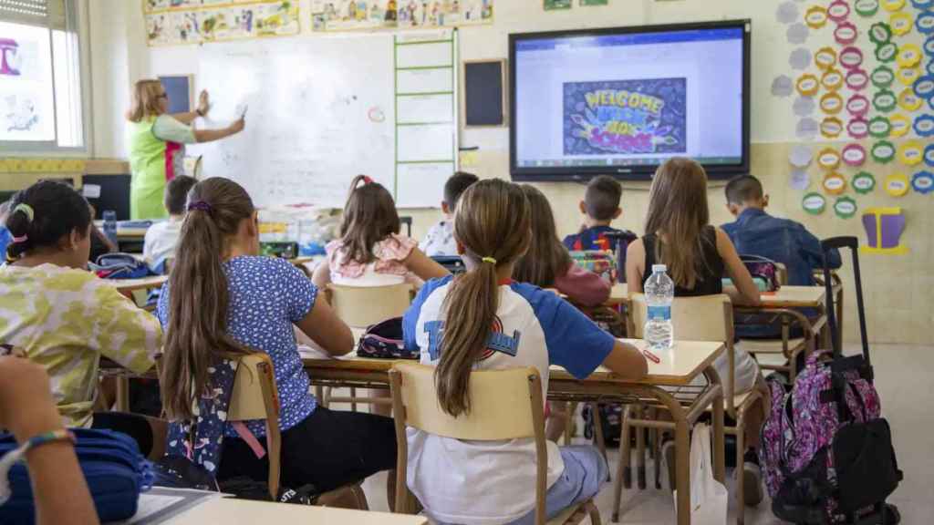 Una professora de Primària