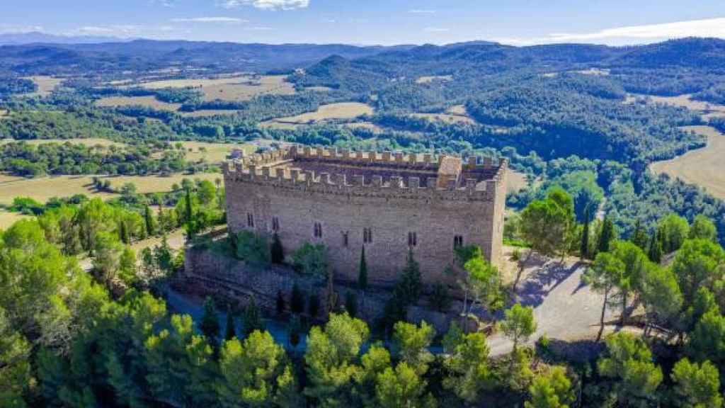 El castell de Balsareny en una imatge d'arxiu