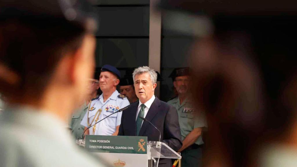 Leonardo Marcos, director general de la Guardia Civil, en su toma de posesión