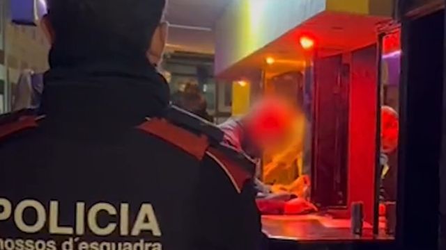 Captura de pantalla del vídeo de las detenciones
