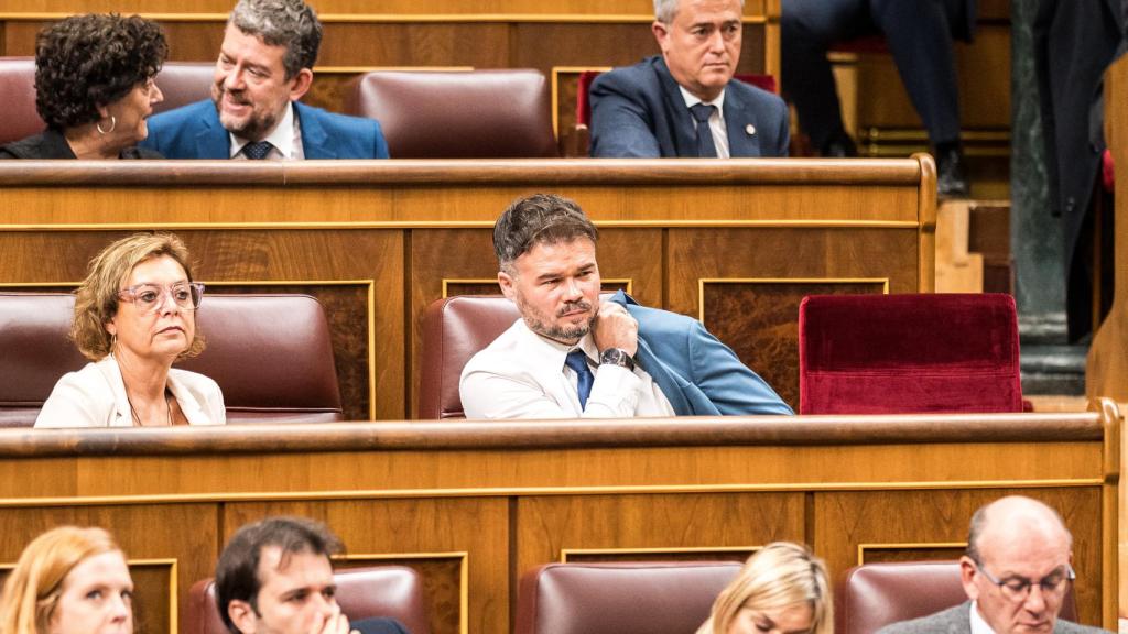 El portavoz de ERC en el Congreso, Gabriel Rufián
