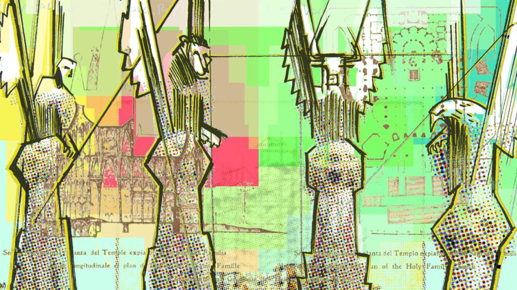 Las torres de la Sagrada Família