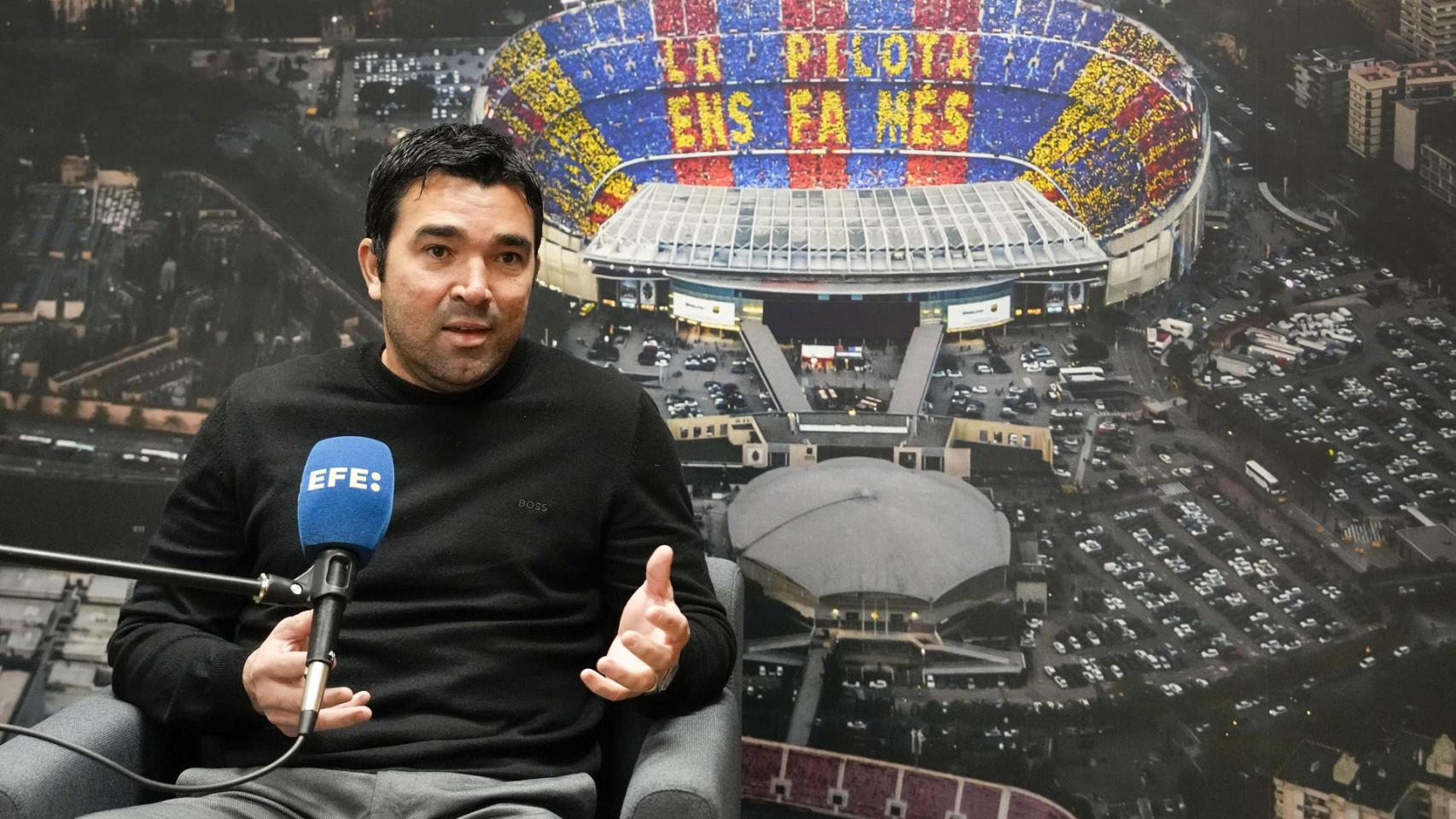 Deco, durante una entrevista con la agencia 'EFE'