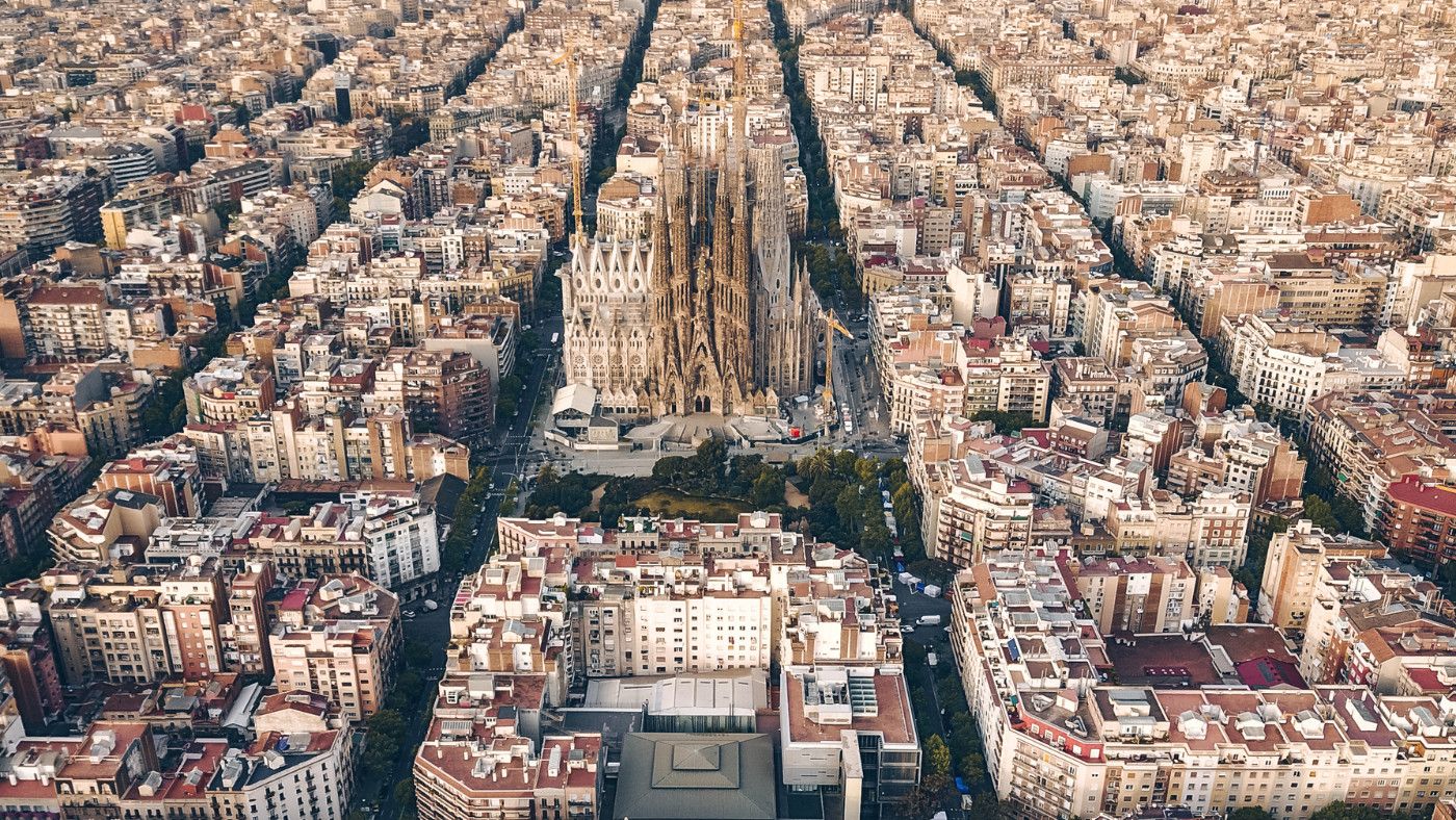 Calles de Barcelona en una imagen de archivo