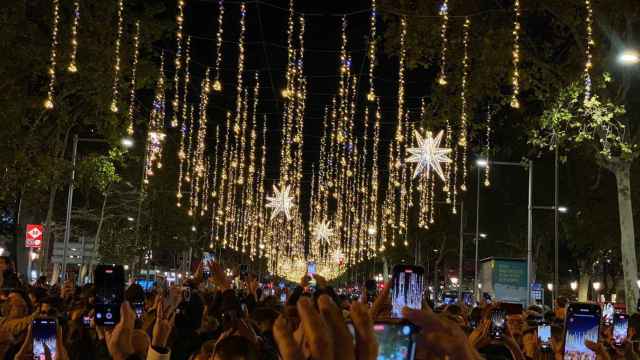 Encendido de las luces de Navidad en Barcelona