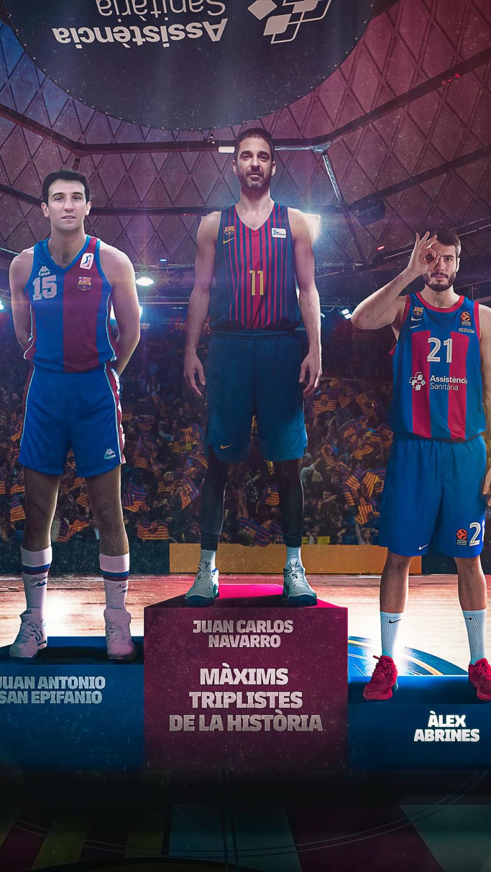 Epi, Solozábal y Abrines, en el Palau
