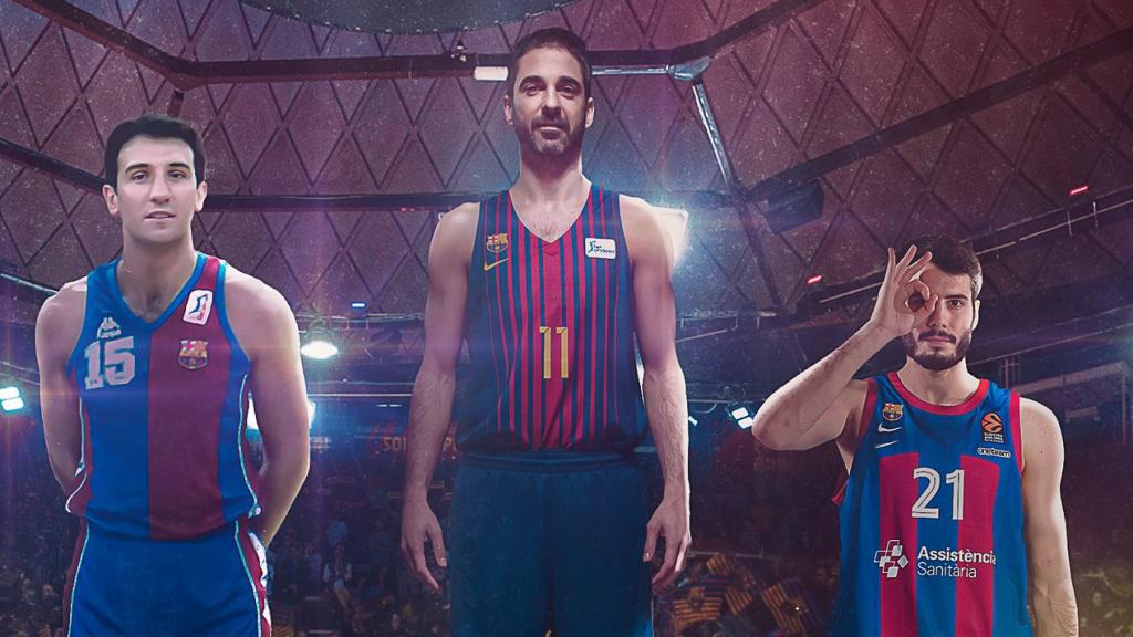 Epi, Solozábal y Abrines, en el Palau