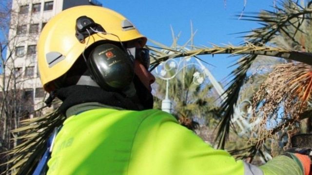 Trabajadora de Parcs i Jardins