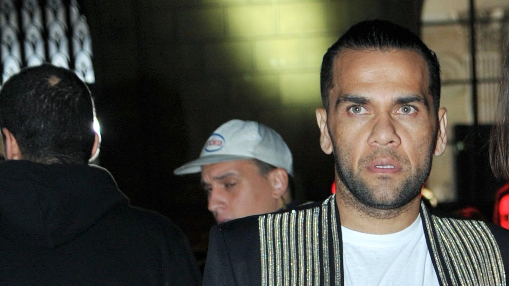 Dani Alves durante un evento