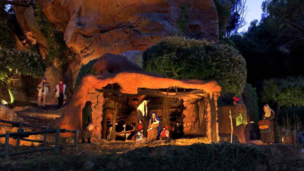 El pesebre viviente de Corbera de Llobregat en una imagen de archivo