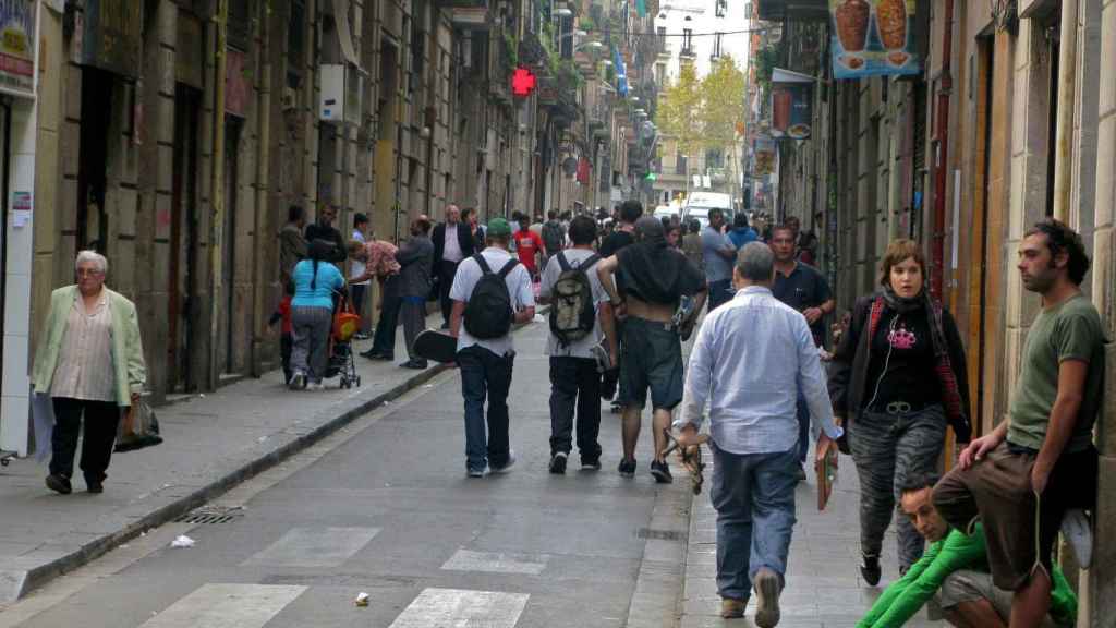 Un carrer del Raval