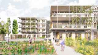 Render de la nueva residencia ubicada en El Prat de Llobregat