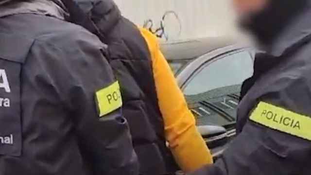 Captura de pantalla del momento de la detención