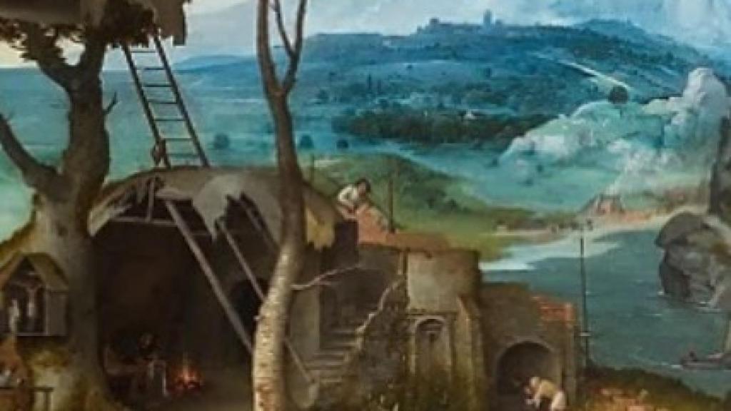 El caganer del cuadro