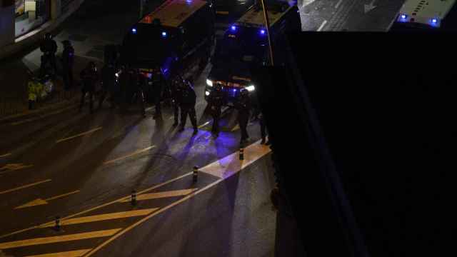 Gran despliegue policial por el desalojo de los okupas de la Bonanova