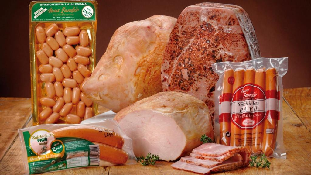 Imagen de productos de pavo de Lasús Marsà, de Jordi Farré