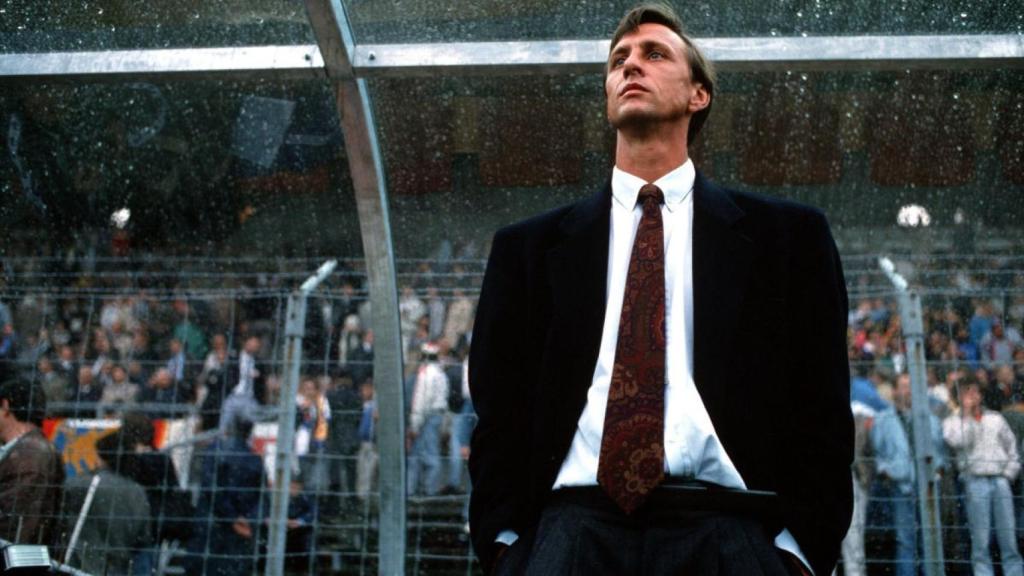 Johan Cruyff, entrenador del Barça