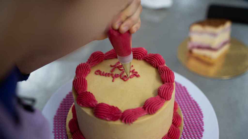 Una de les tartes de Gisela Cruz