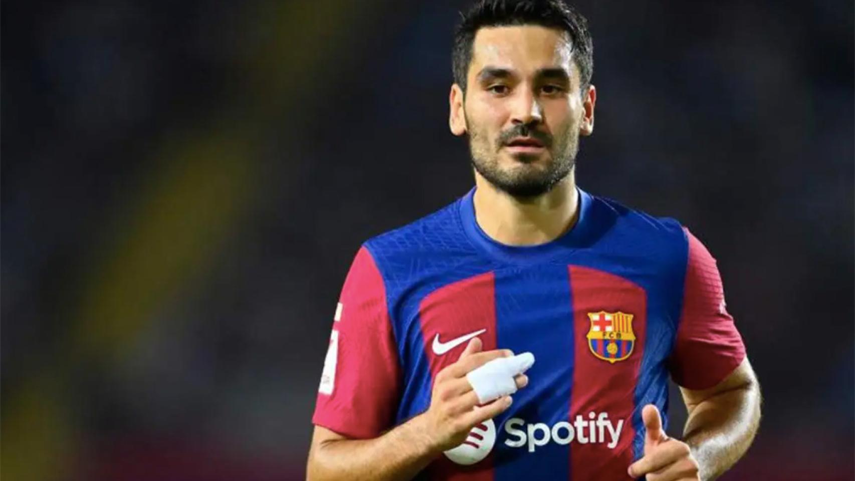 Ilkay Gundogan, durante un partido con el FC Barcelona esta temporada