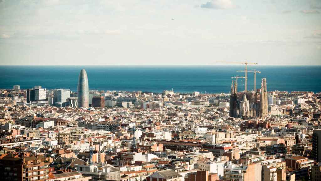 Imagen panorámica de Barcelona