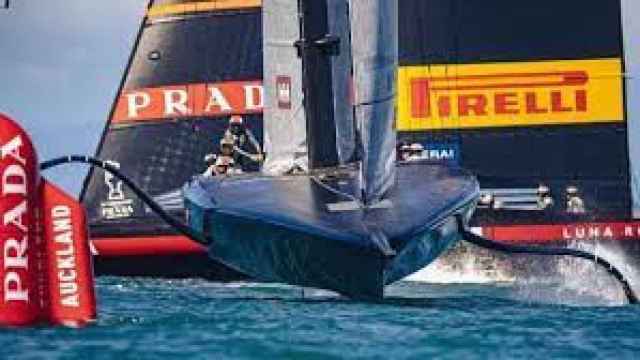 Entrenamiento de la Copa América en una edición anterior / AMERICAN MAGIC