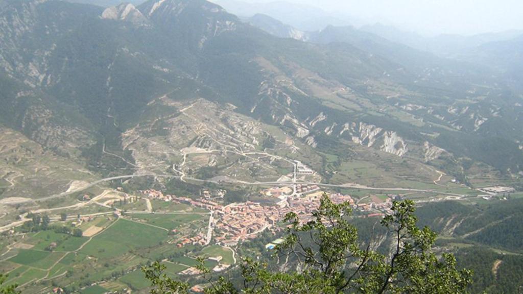 Vista aérea de Bagà