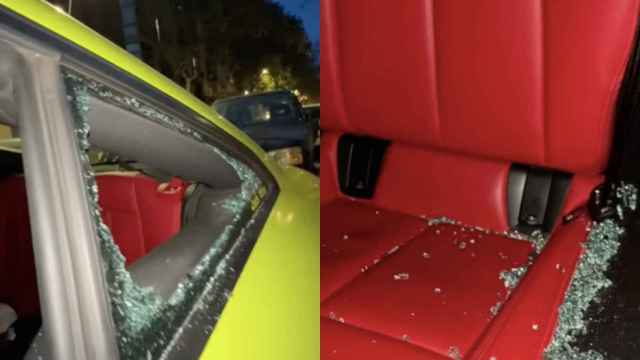 Destrozan el coche de un youtuber andorrano en Barcelona