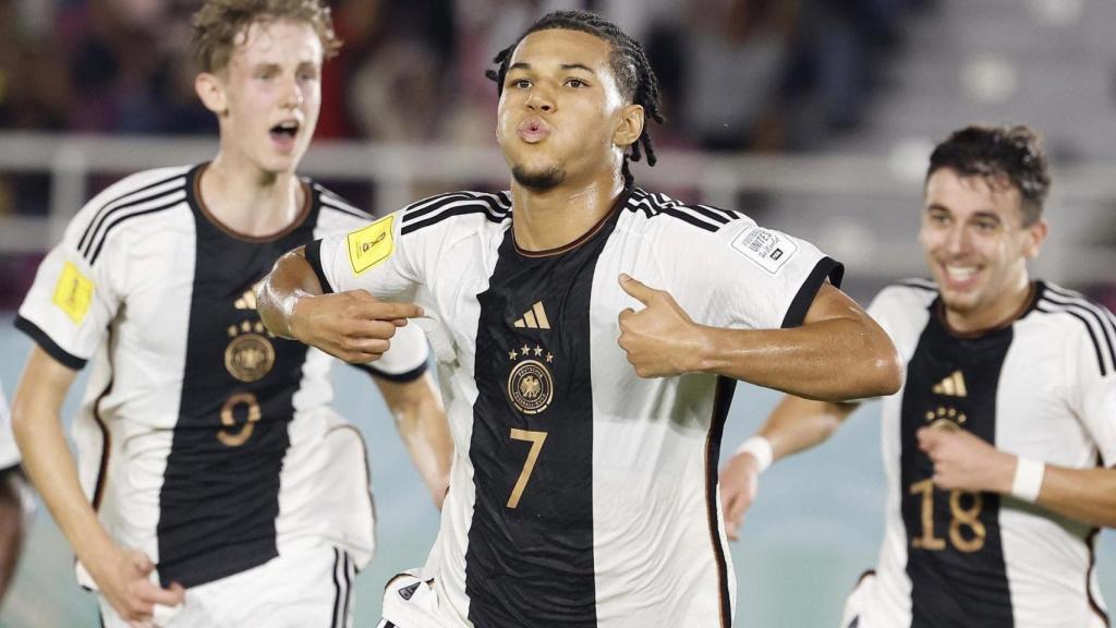 Paris Josua Brunner, autor de un gol en la final del Mundial sub-17 con Alemania