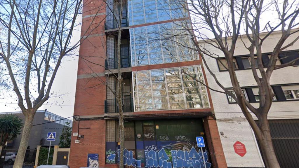 Edificio okupado en la calle Perú