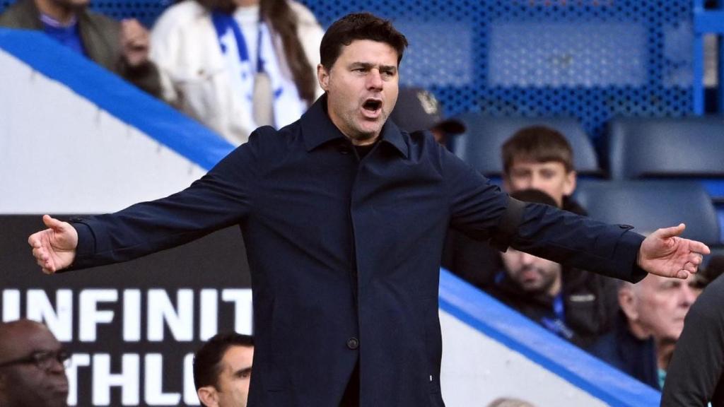 Pochettino, en un partido del Chelsea