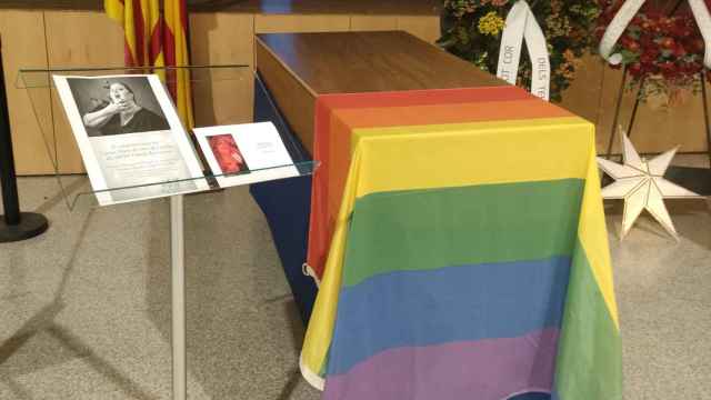 Velatorio abierto al público de la actriz Itziar Castro en Pallejà