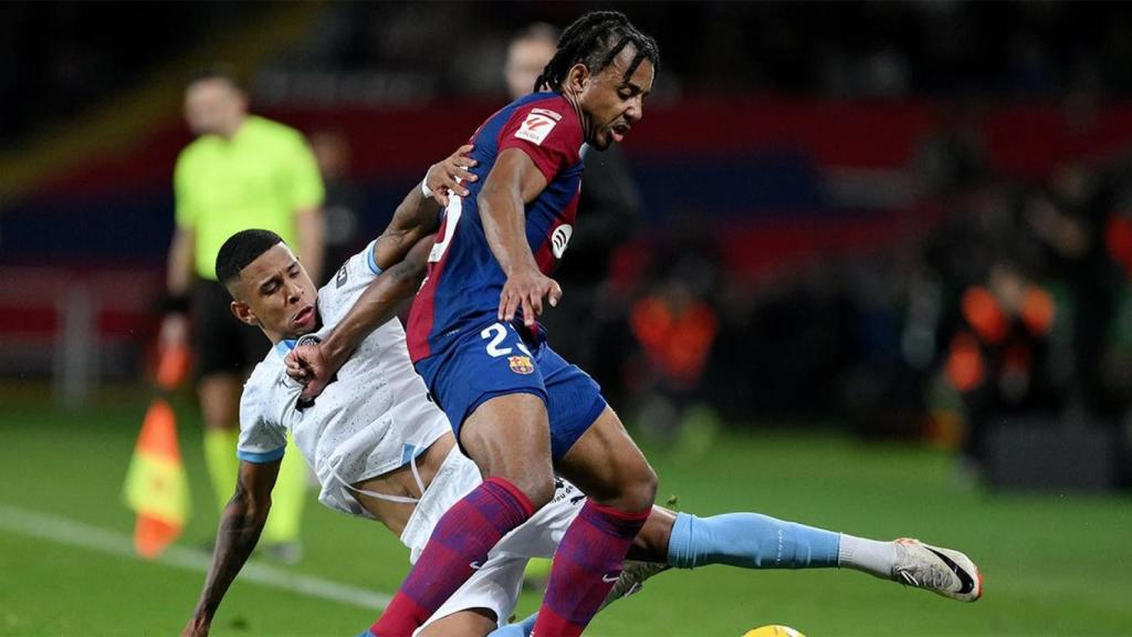Jules Koundé, durante el partido contra el Girona