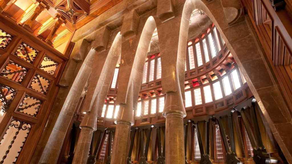 Imagen del interior del Palau Güell de Barcelona