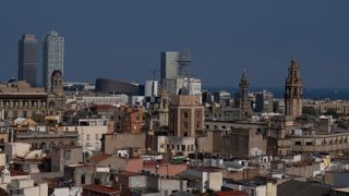 Vista panorámica de Barcelona