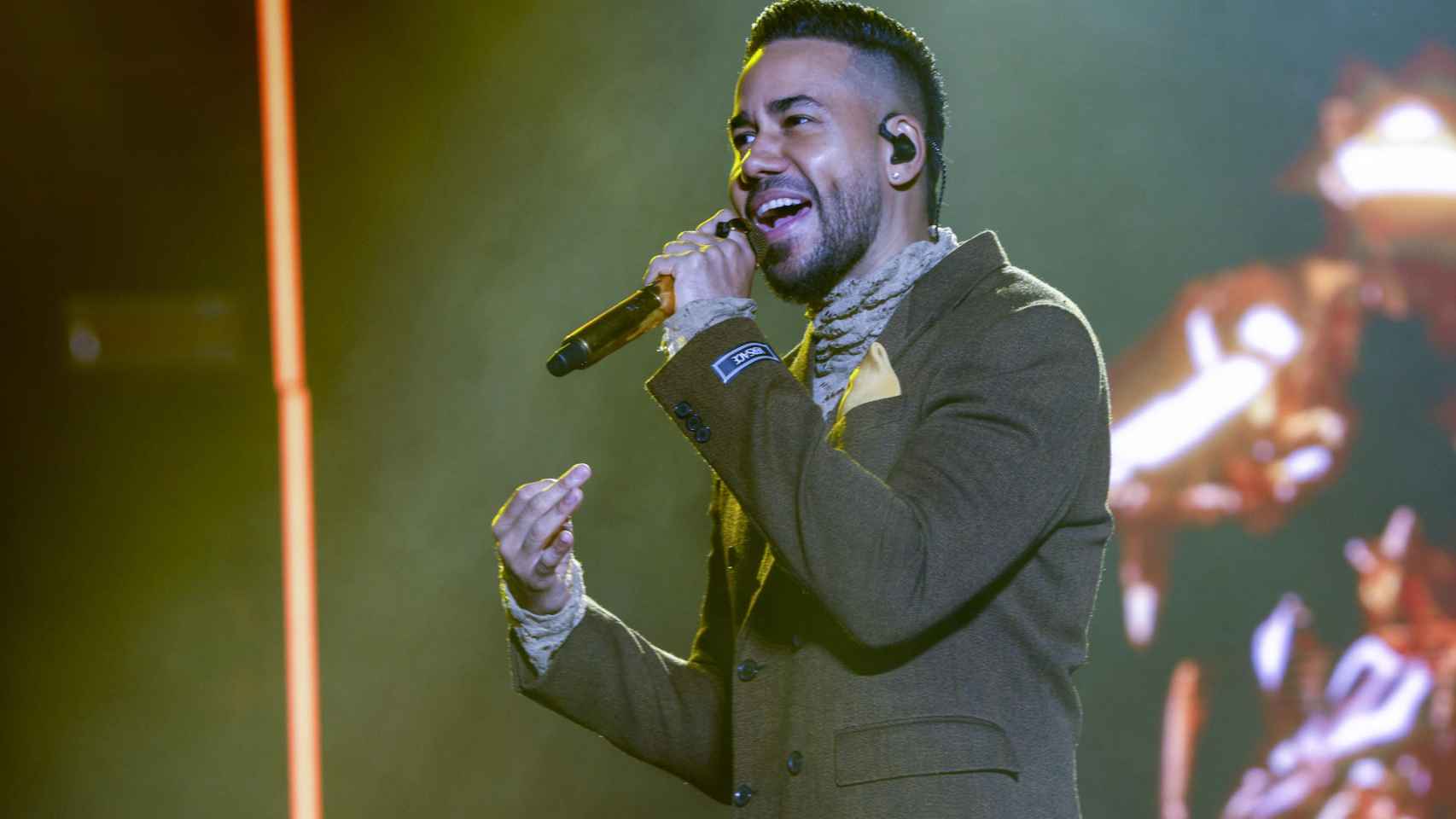 Romeo Santos durante su concierto en Barcelona