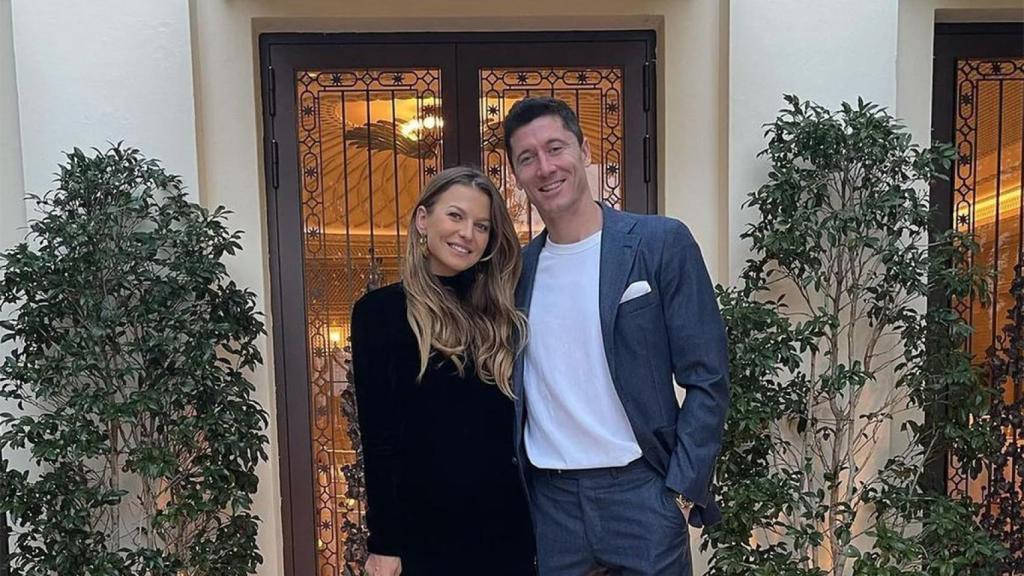 Anna Lewandowska y Robert Lewandowski, en una imagen de archivo