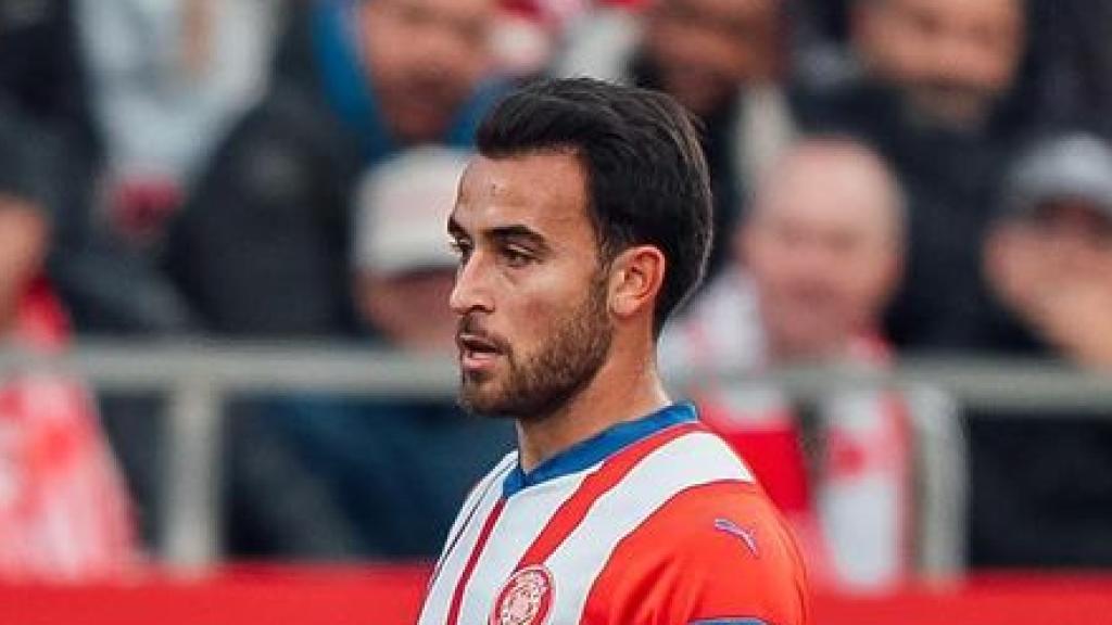 Éric García, en el partido contra el Valencia