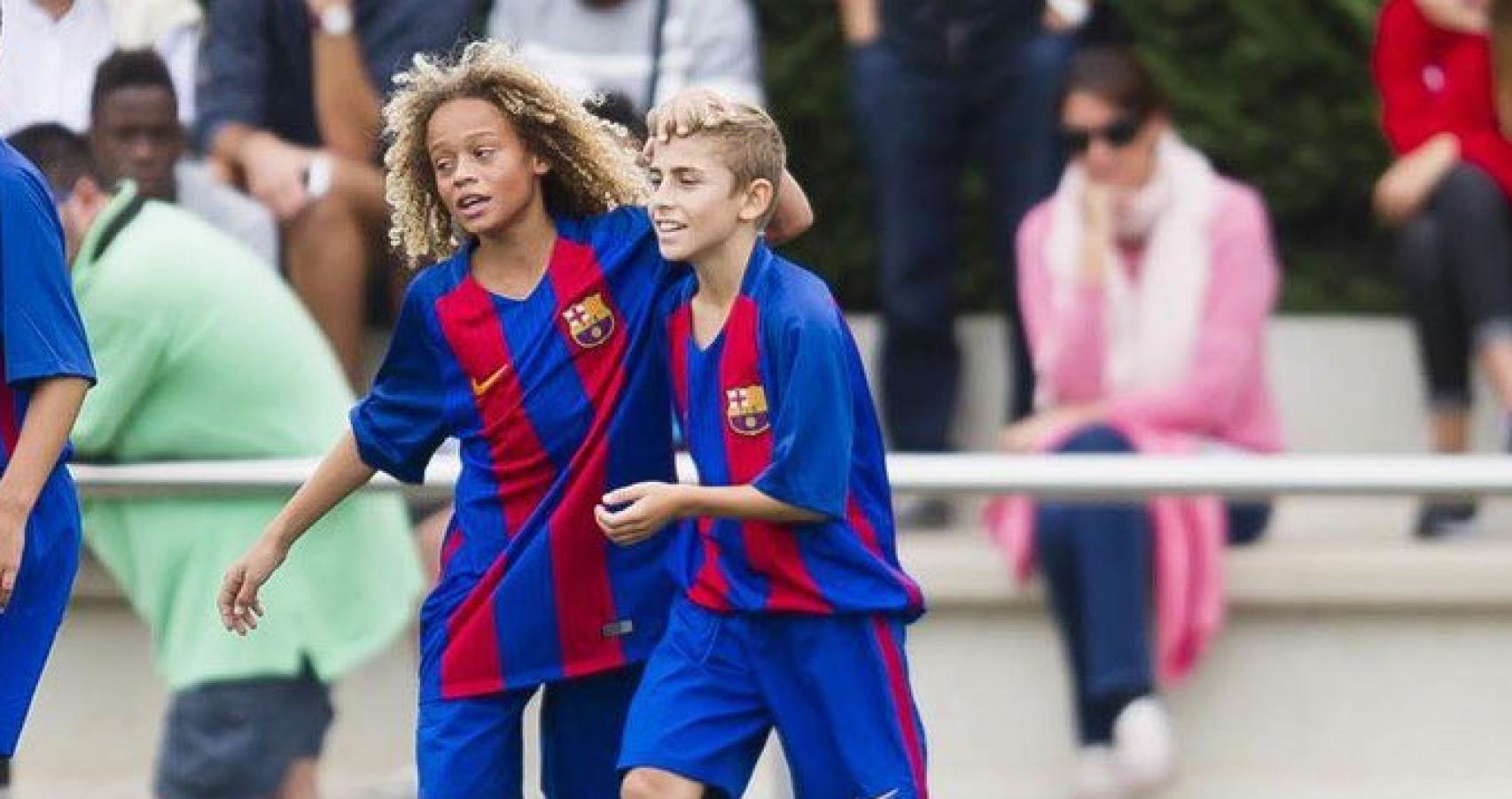 Xavi Simons y Fermín López compartieron equipo en las categorías inferiores del Barça