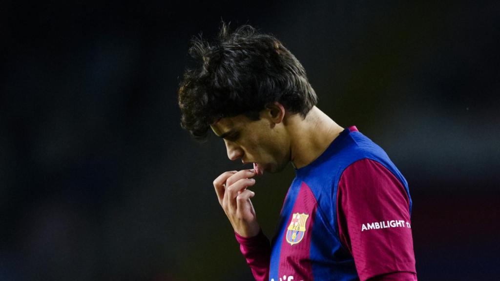 Joao Félix se lamente de una jugada fallada contra el Almería