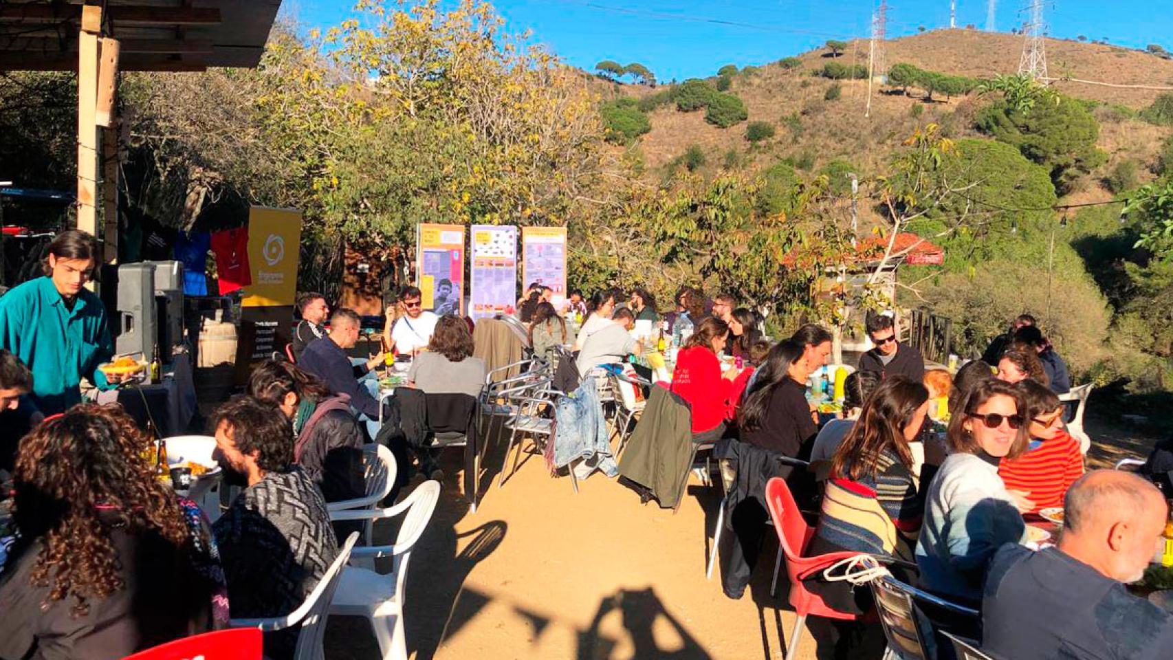 Eloi Badia, diputado de Sumar en el Congreso de Diputados, abajo a la izquierda