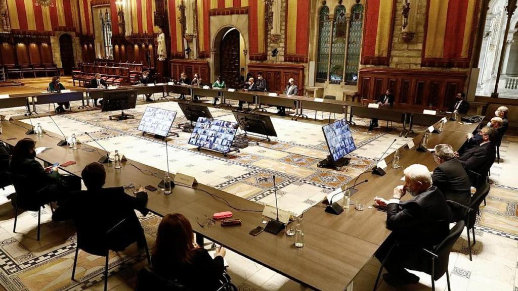Una reunión del cuerpo consular de Barcelona