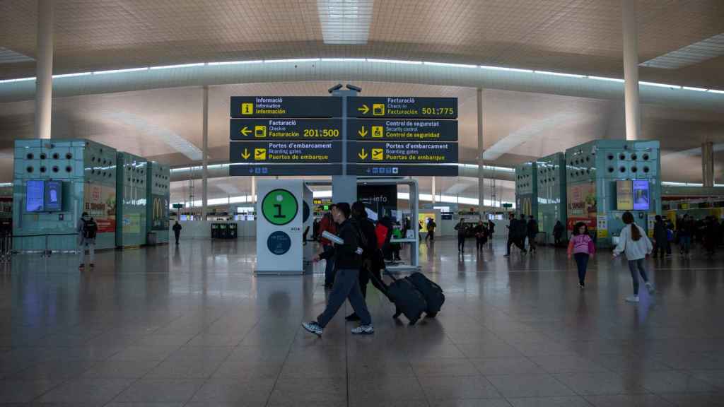 El aeropuerto de Barcelona en una imagen de archivo
