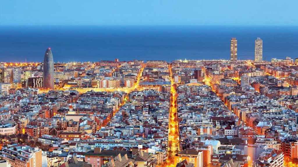 Imagen panorámica de Barcelona