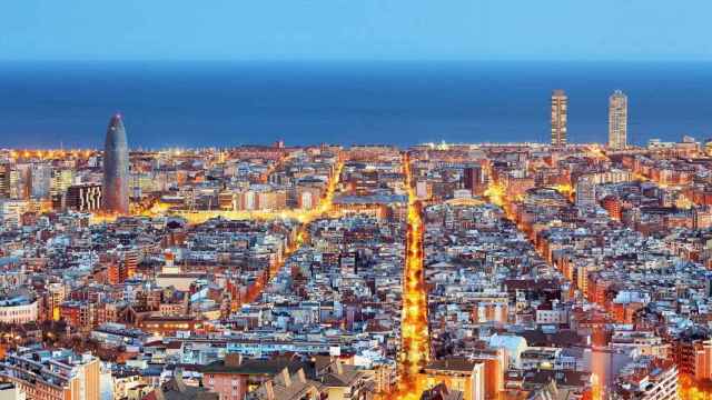 Imagen panorámica de Barcelona