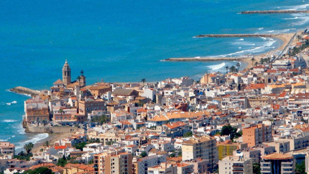 Vista panorámica de Sitges